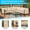 Flash Furniture Black Sectional with Storage & Beige Cushions GM-201108-SEC-GY-GG - alternate 10